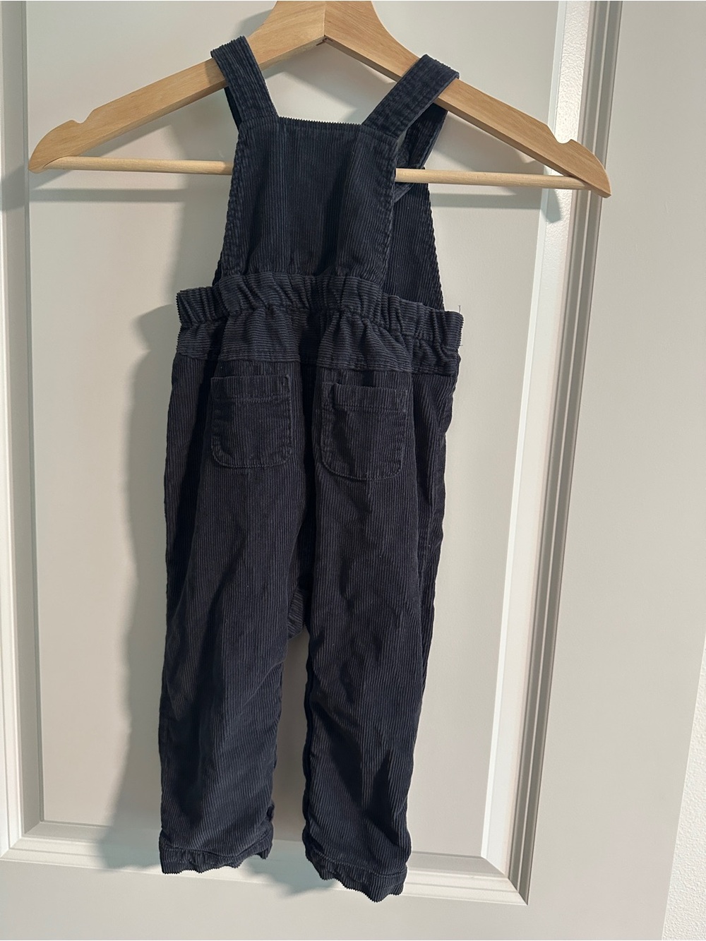 Pehr Navy corduroy overalls size 12-18 months